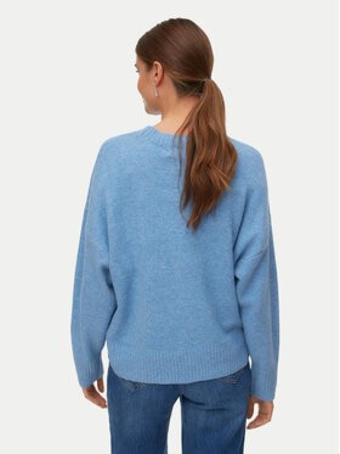 Vero Moda Sweter Vmboom 10320463 Błękitny Loose Fit
