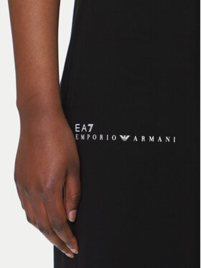 EA7 Emporio Armani Spodnie dresowe 7W000281 AF12501 UC001 Czarny Regular Fit