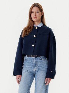 Tommy Hilfiger Marynarka WW0WW46519 Granatowy Relaxed Fit