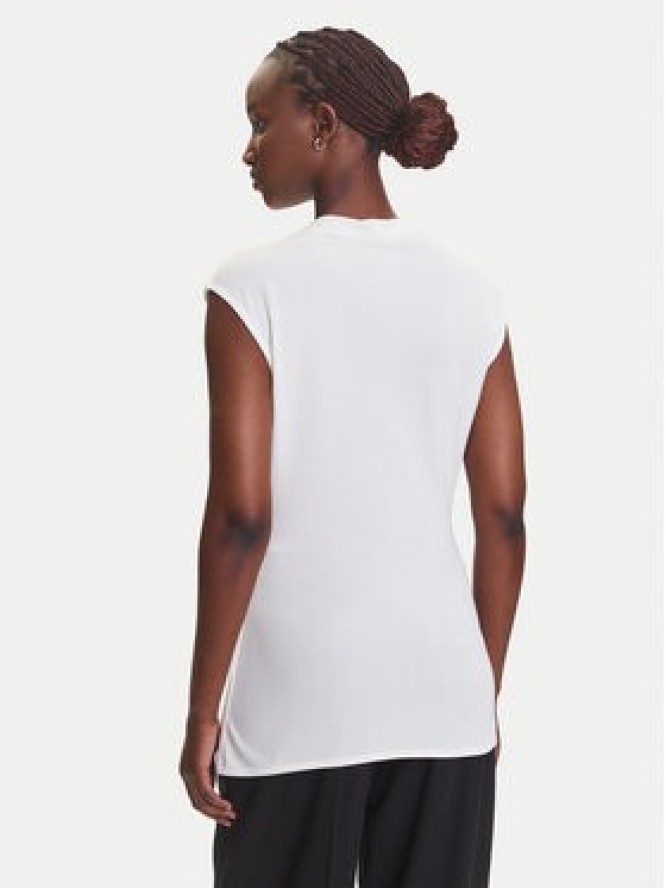 BOSS Bluzka Elamma 50541896 Biały Slim Fit