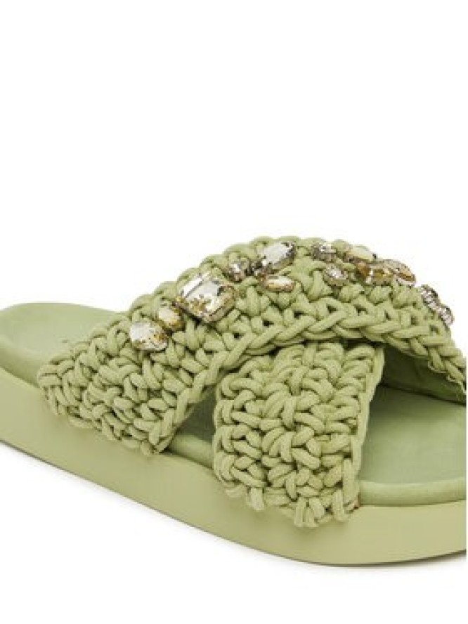 Inuikii Klapki Woven Stones 70104-106 Zielony