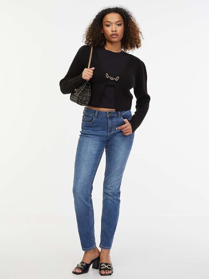 orsay Bolerko w kolorze czarnym rozmiar: M