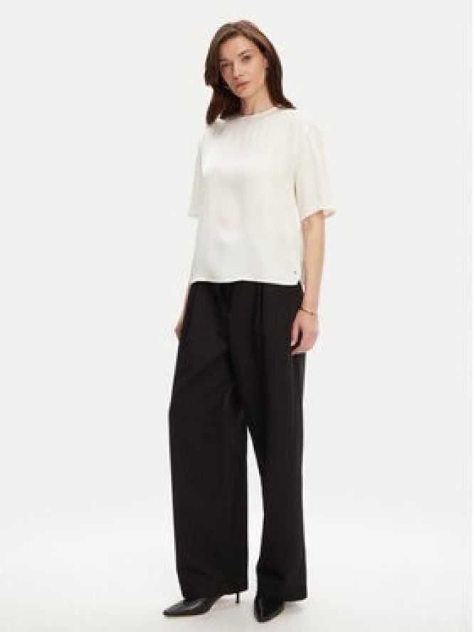 Tommy Hilfiger T-Shirt WW0WW45900 Écru Relaxed Fit