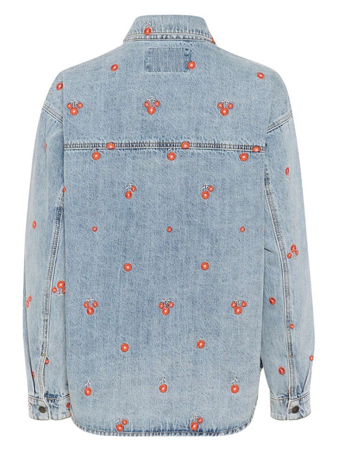 Kaffe Kurtka dżinsowa w kolorze błękitnym rozmiar: 36