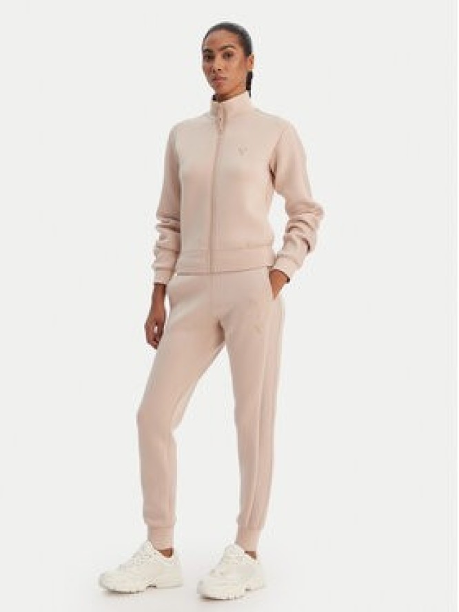 Guess Spodnie dresowe V2YB18 K7UW2 Beżowy Regular Fit