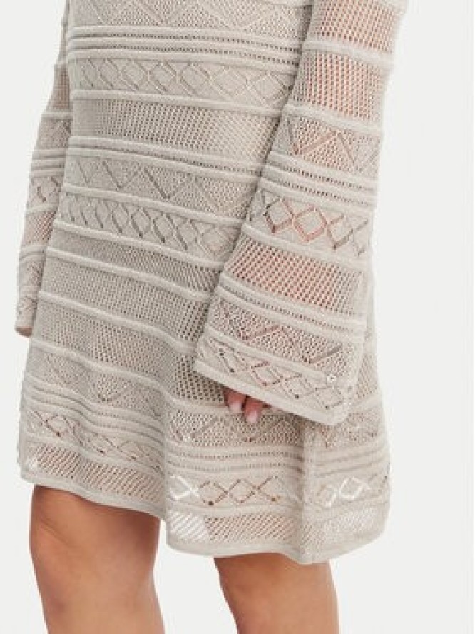 Guess Sukienka dzianinowa W5GK48 Z3E22 Szary Slim Fit