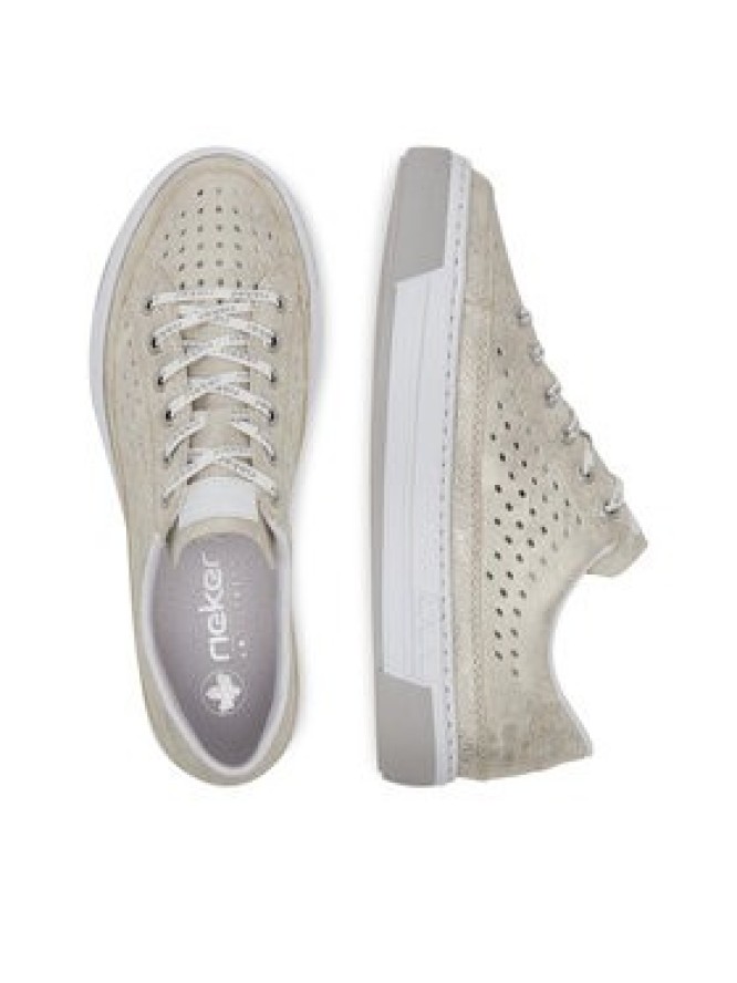Rieker Sneakersy CEO-L8849-60 Złoty