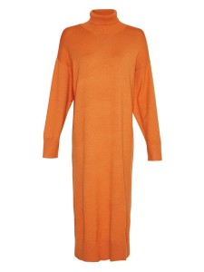 MOSS COPENHAGEN Sukienka "Odanna Rachelle" w kolorze pomarańczowym rozmiar: M/L
