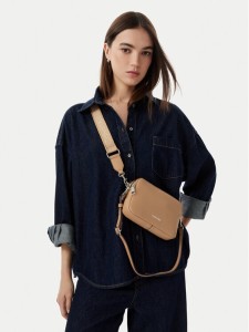 Calvin Klein Torebka Webbing 2X Strap Camera Bag LV04F3656G Beżowy