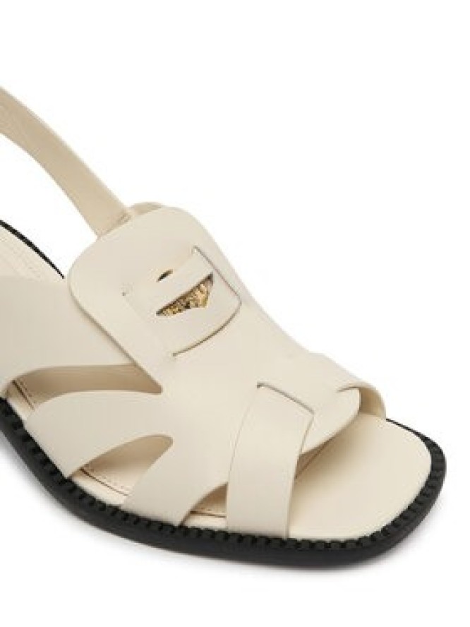 Tommy Hilfiger Sandały Cross Blocked Heel Sandal FW0FW09135 Biały