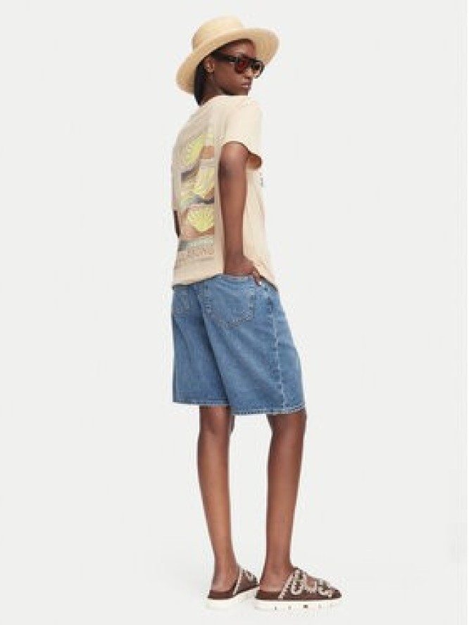 Billabong T-Shirt Sun Phased EBJZT00423 Beżowy Oversize