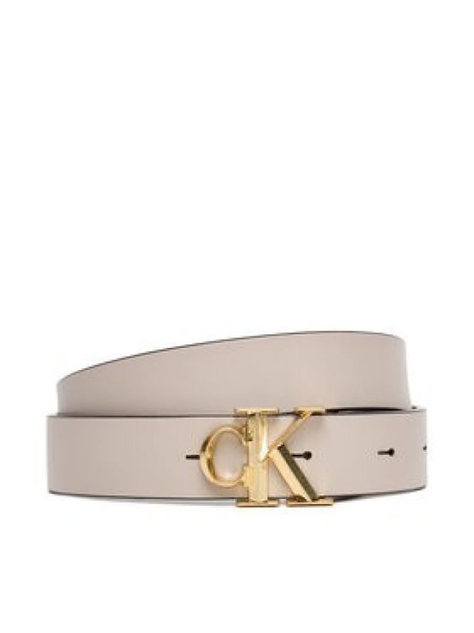 Calvin Klein Pasek Damski Facet Ck Buckle 25Mm Pebble Rev/ LV04F7044G Czarny