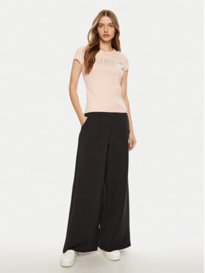 Guess T-Shirt V4BI16 KCIV1 Różowy Regular Fit