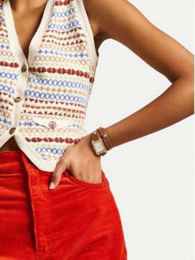 Fossil Zegarek Raquel ES5418 Brązowy