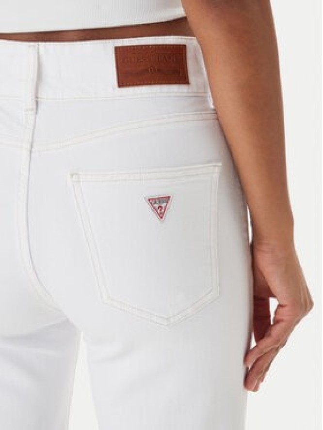 Guess Jeans Jeansy W6GA2G D0131 Biały Regular Fit