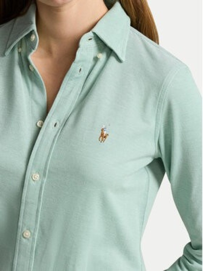 Polo Ralph Lauren Koszula 211924258009 Zielony Slim Fit