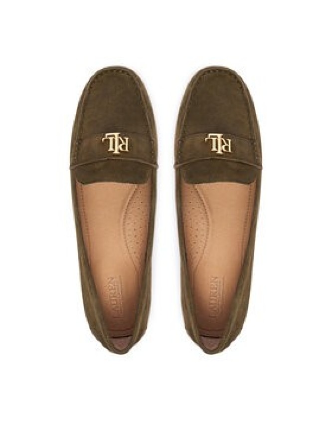 LAUREN RALPH LAUREN Mokasyny Barnsbury 802821629036 Zielony