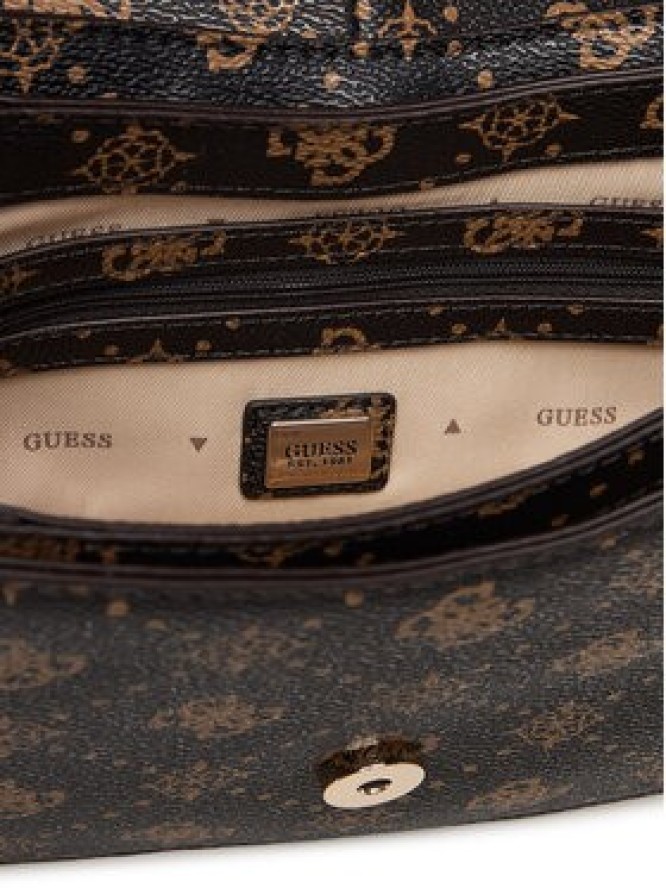 Guess Torebka Carrie Logo HWGP98 98200 Brązowy