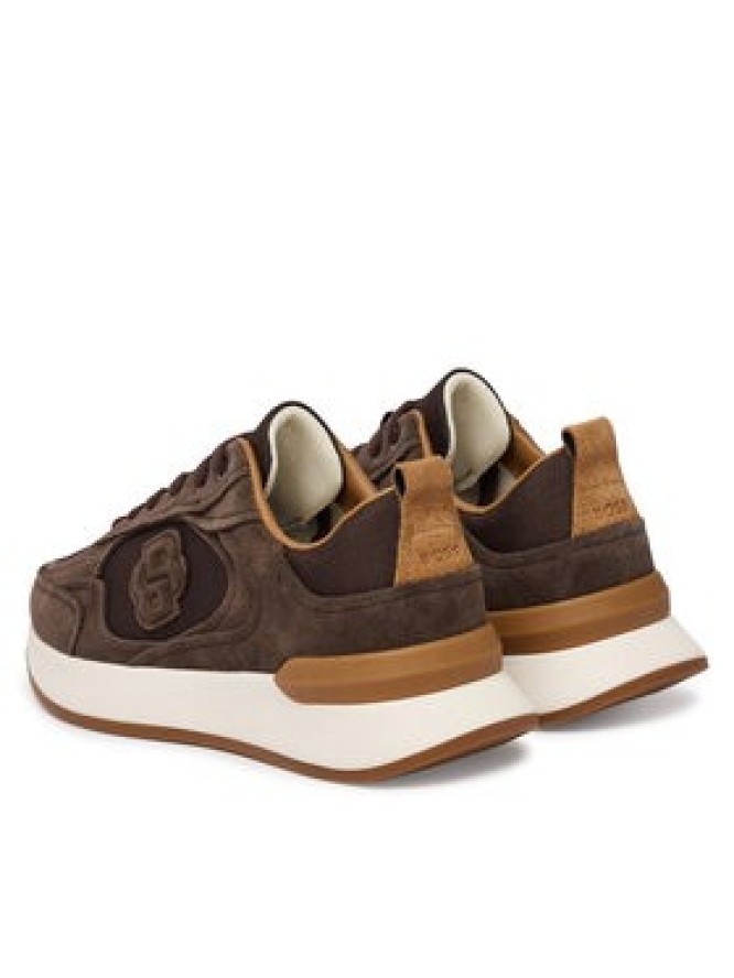 BOSS Sneakersy B Icon Runn 50563381 Brązowy