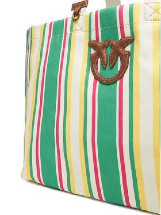 PINKO Torebka Shopping Bag Extra PE 25 PLTT 104754 A2G5 Zielony