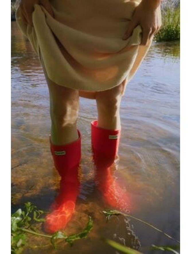 Hunter Kalosze HFW-006 Czerwony