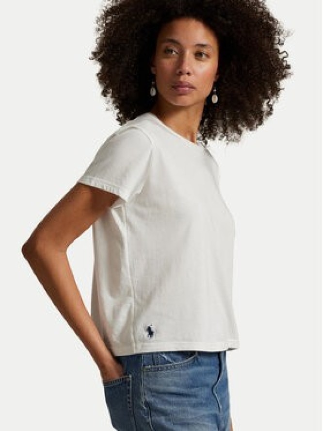 Polo Ralph Lauren T-Shirt 211967102001 Biały Classic Fit
