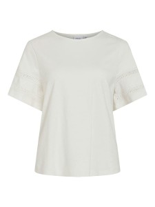 Vila Koszulka w kolorze białym rozmiar: L