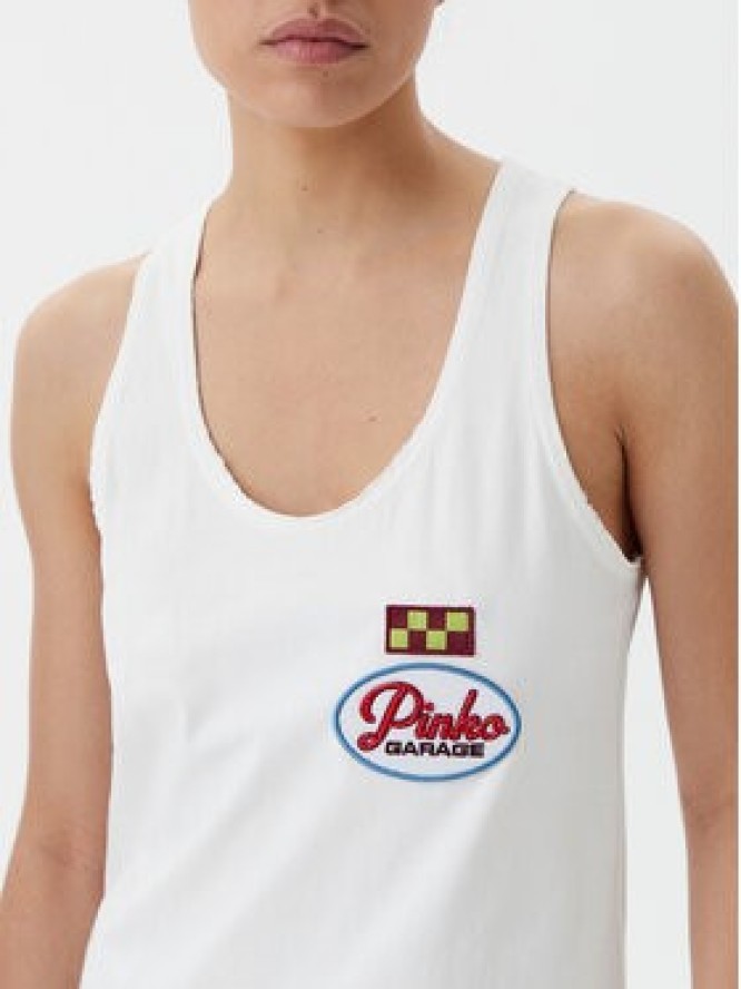 PINKO Top Noel 105269 A2ME Biały Regular Fit