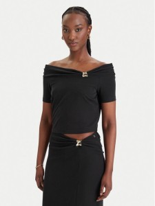 Guess Bluzka W6GP12 K2935 Czarny Regular Fit