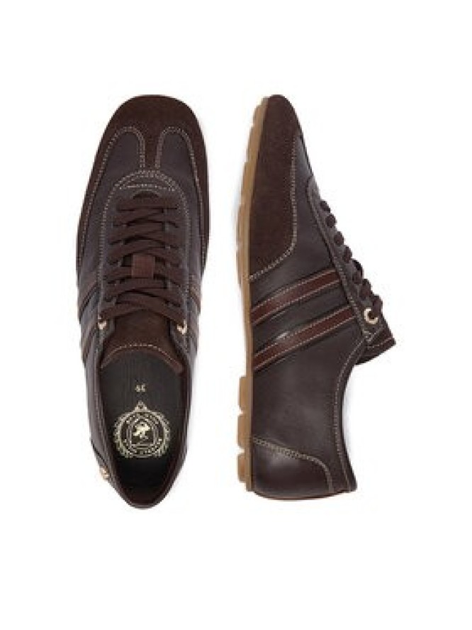 Beverly Hills Polo Club Sneakersy EO-WI45-BILL-01 Brązowy ciemny