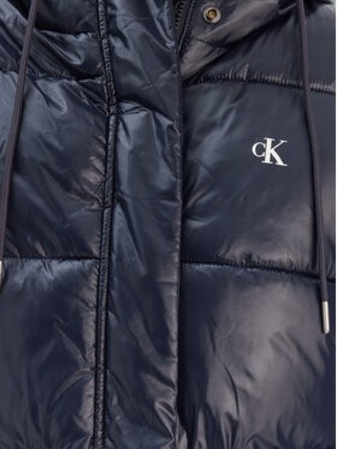 Calvin Klein Jeans Kurtka zimowa LV047D506G Granatowy Relaxed Fit