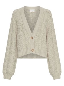 MOSS COPENHAGEN Kardigan "Keisha" w kolorze kremowym rozmiar: S/M