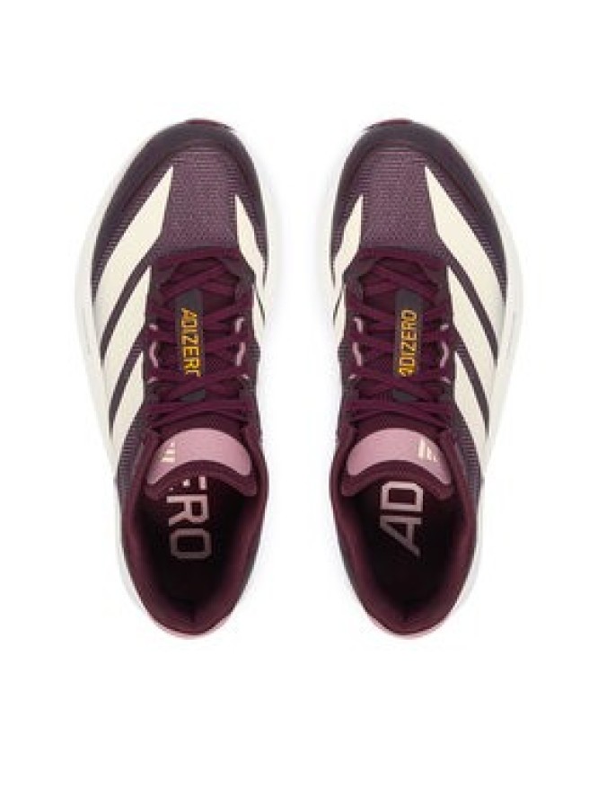 adidas Buty do biegania adizero Boston 13 Shoes KH8868 Bordowy