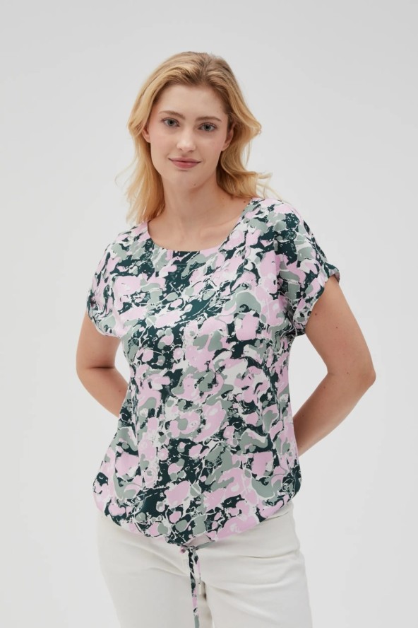 Koszula z wiskozy różowa