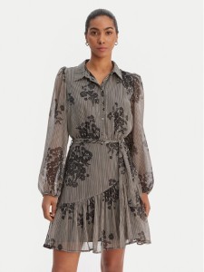 Morgan Sukienka koszulowa 261-ROUTY.F Czarny Regular Fit