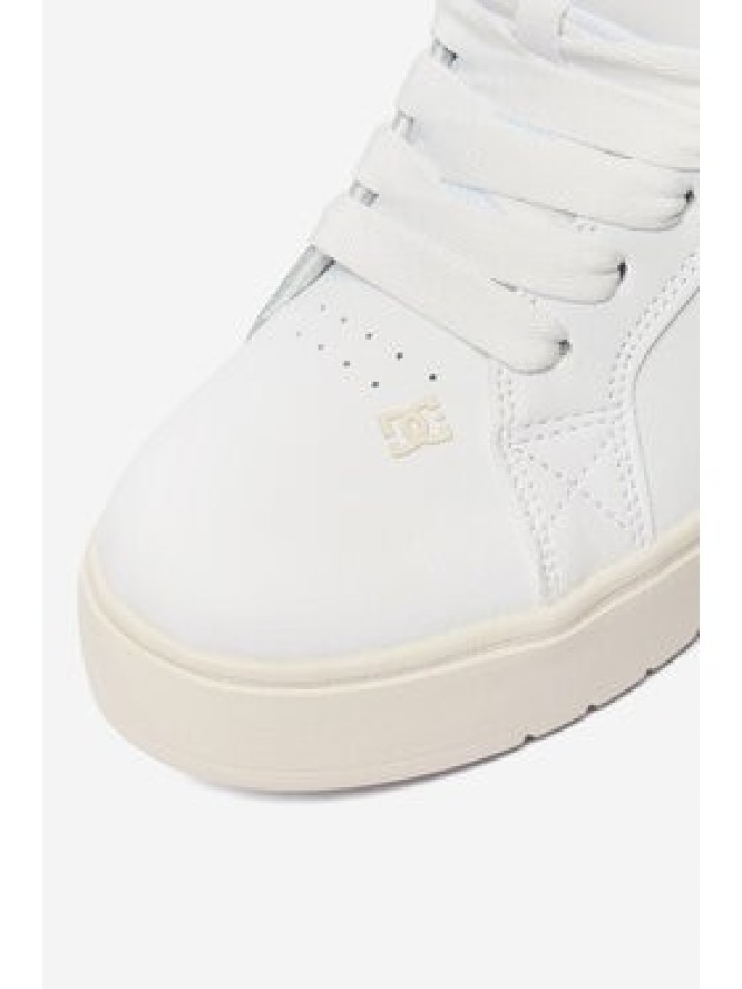 DC Shoes Sneakersy EO-COURT GRAFFIK PLATFORM DC02422102 Biały