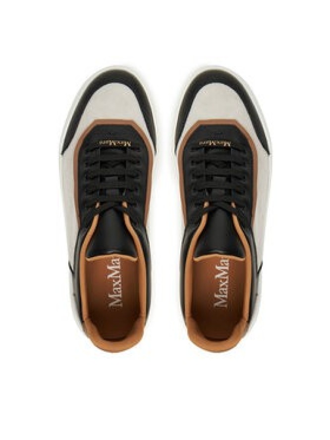 Max Mara Sneakersy Maxi 2524766071650 Écru