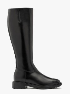 Klasyczne czarne kozaki damskie