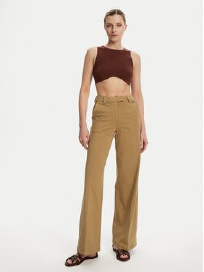 Silvian Heach Spodnie materiałowe Liovica GPP25421PA Beżowy Wide Leg