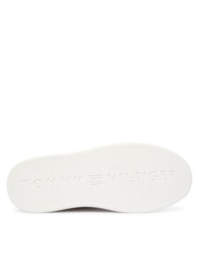 Tommy Hilfiger Sneakersy Icon Court Light Weight Shinny FW0FW08949 Écru