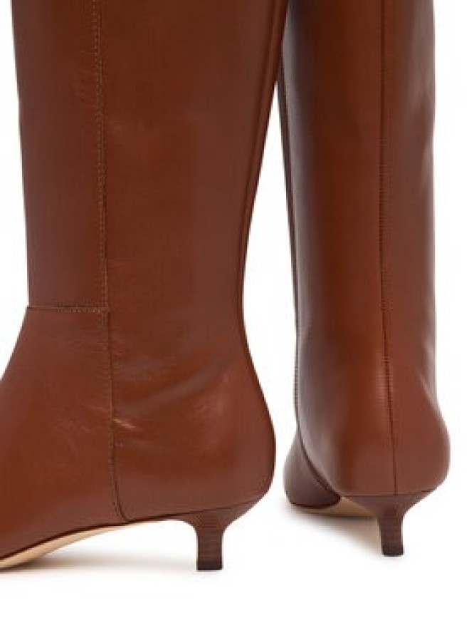 LAUREN RALPH LAUREN Kozaki Frncsa Tl Hl Bo Tal 802P15725002 Brązowy