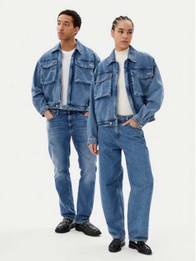 Filling Pieces Kurtka jeansowa Unisex 78620769975 Niebieski Regular Fit