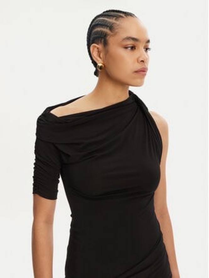 JACQUEMUS Sukienka koktajlowa 241DR143-2381 Czarny Slim Fit