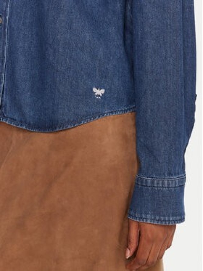 Weekend Max Mara Koszula jeansowa Obbia 2525116052 Niebieski Boxy Fit