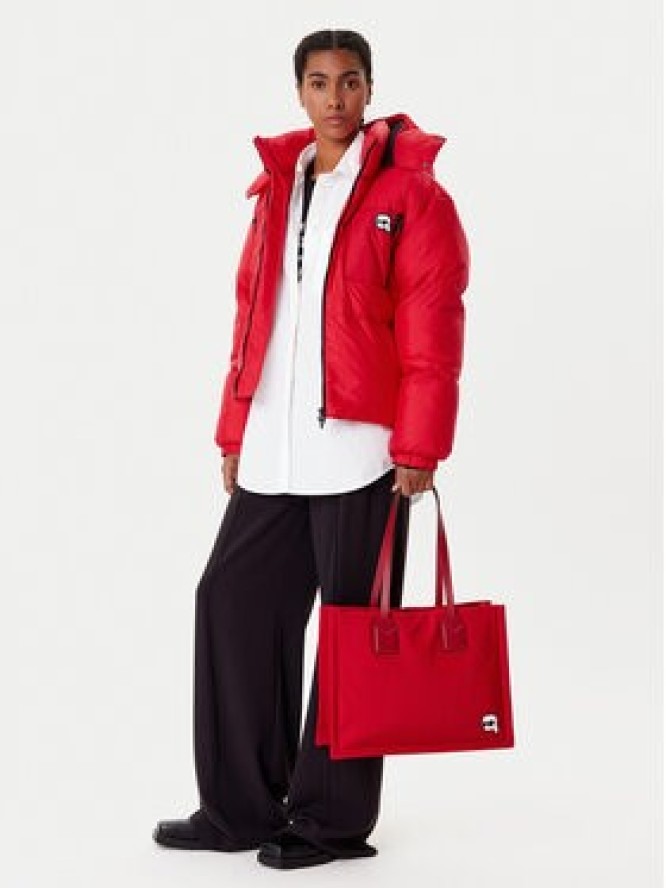 KARL LAGERFELD Kurtka zimowa A3W15020 Czerwony Regular Fit