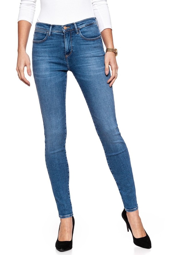 WRANGLER HIGH RISE SKINNY PIXI BLUE W27HFS17R 112128077