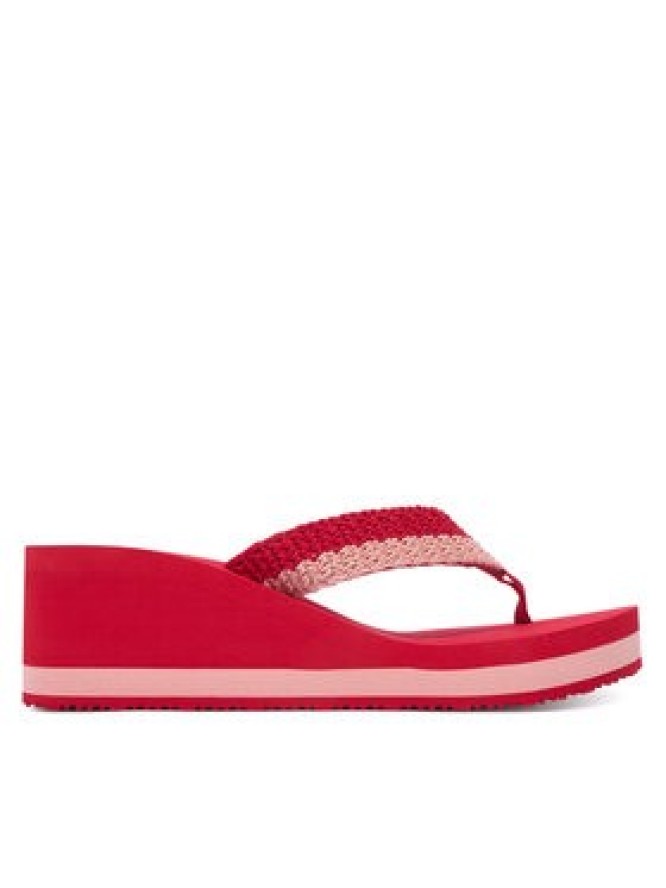 Tommy Hilfiger Japonki Th Wedge Crochet Summer Sandal FW0FW09420 Czerwony