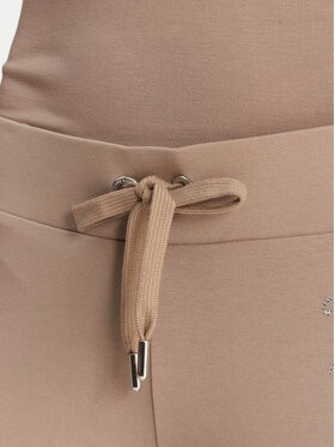 Juicy Couture Spodnie dresowe Christine JCWBJ126309 Beżowy Flared Leg