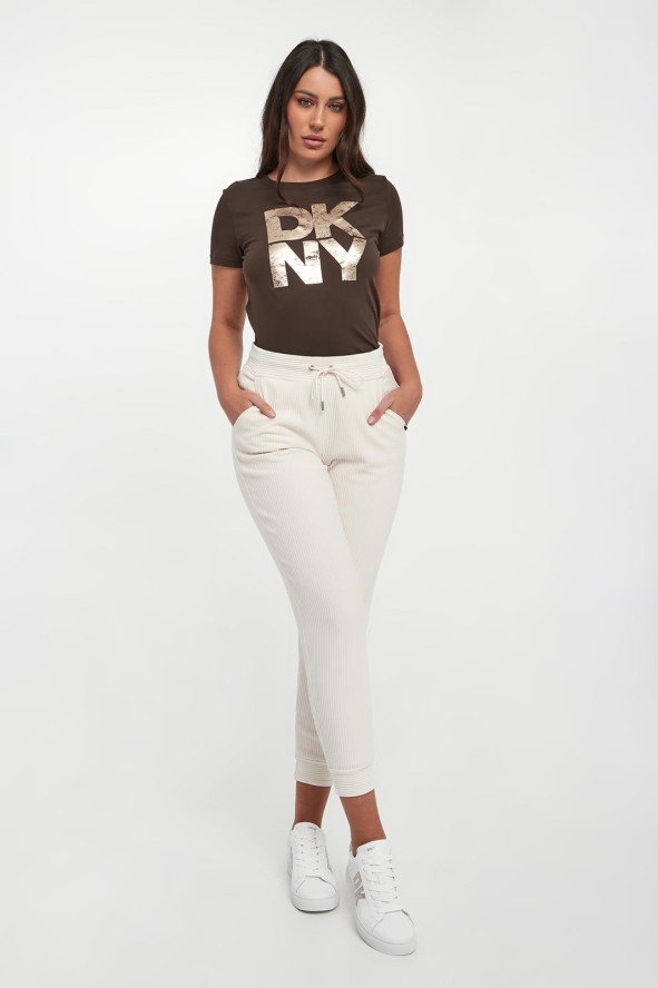 T-shirt damski DKNY