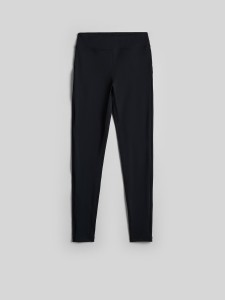 4F Legginsy dzianinowe damskie - czarne S